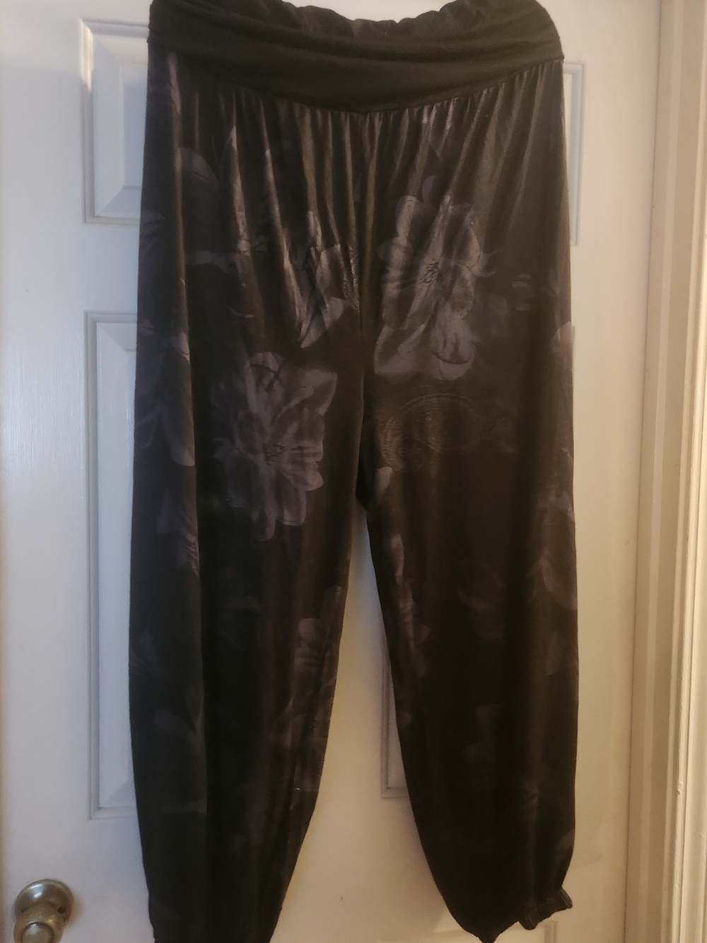 Floral Print Pull-On Bottoms